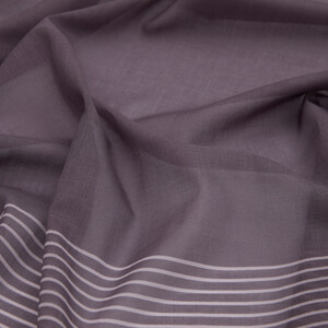 Fig Purple Prive Cotton Scarf - Thumbnail