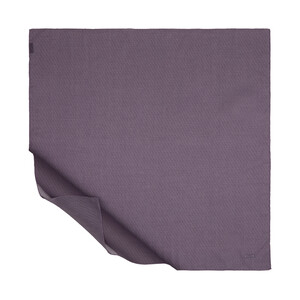 Fig Purple Striped Cotton Scarf - Thumbnail