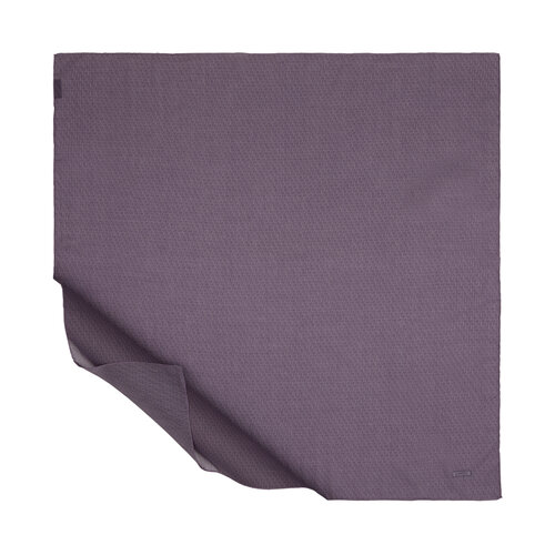 Fig Purple Striped Cotton Scarf