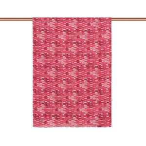 Fuchsia Abstract Chain Cotton Scarf - Thumbnail