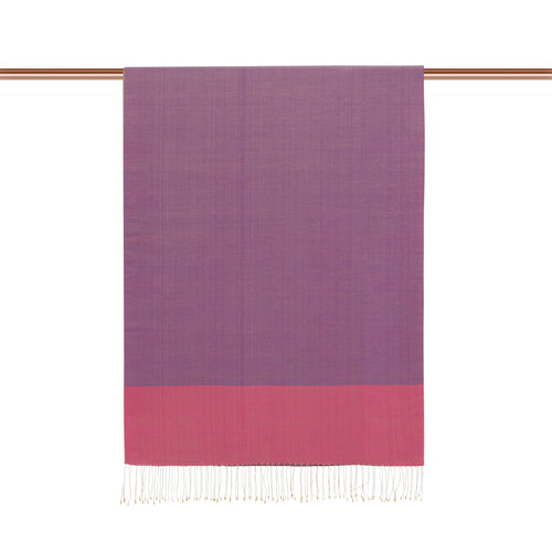 Fuchsia Reversible Silk Scarf