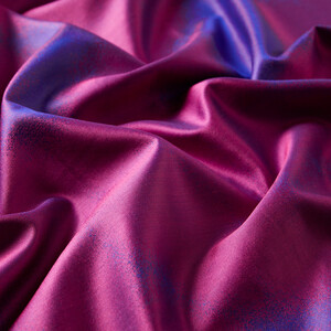 Fuchsia Spray Paint Print Silk Scarf - Thumbnail