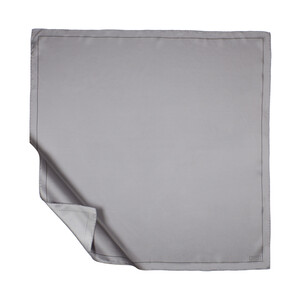 Gray Frame Silk Twill Scarf - Thumbnail