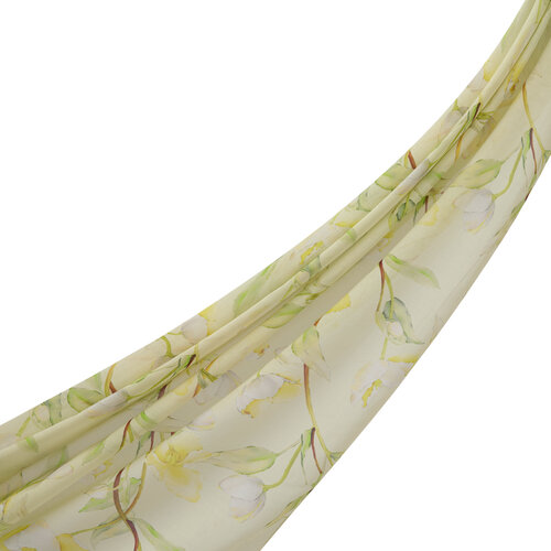 Green Magnolia Cotton Scarf