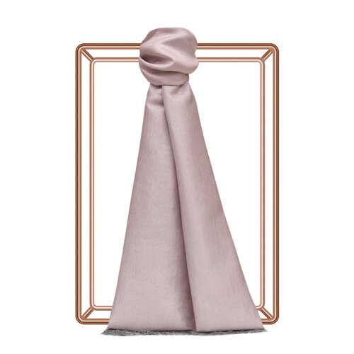 Hydrangea Pink Lurex Silk Scarf