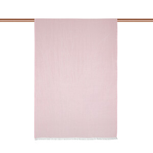 Hydrangea Pink Lurex Silk Scarf - Thumbnail