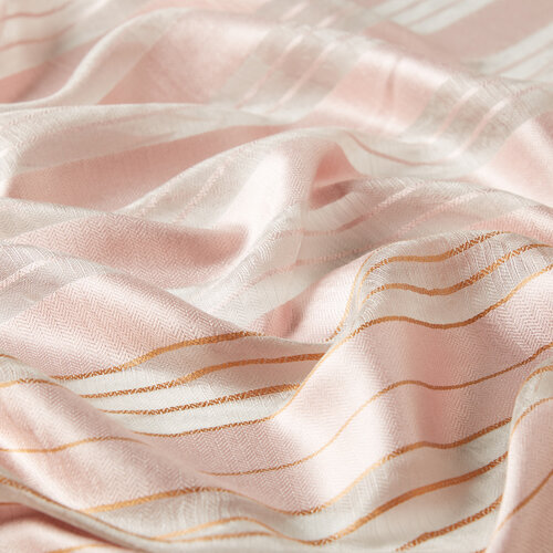 Hydrangea Pink Organza Silk Scarf 