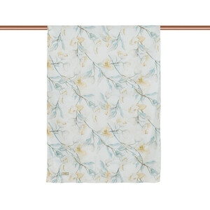 ipekevi - Ice Blue Magnolia Cotton Scarf (1)