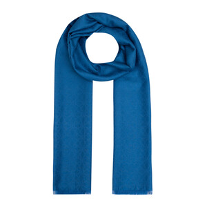 ipekevi - Indigo Mini Seljuk Monogram Scarf (1)