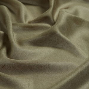 Khaki Green Plain Modal Scarf - Thumbnail