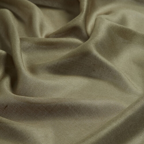 Khaki Green Plain Modal Scarf