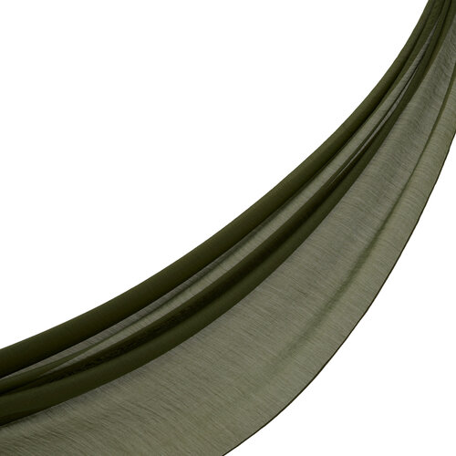 Khaki Green Tencel Scarf