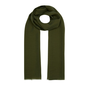 ipekevi - Khaki Green Tencel Scarf (1)