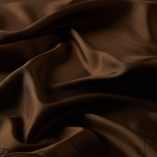 Khaki Signature Silk Twill Scarf