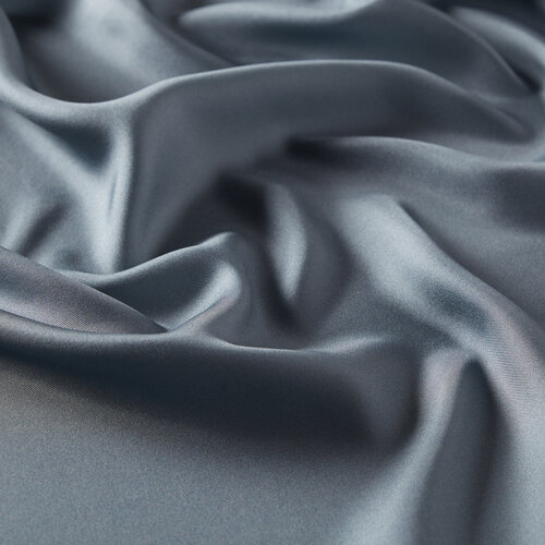 Lead Plain Silk Twill Scarf