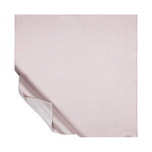 Lila Plain Silk Twill Scarf - Thumbnail