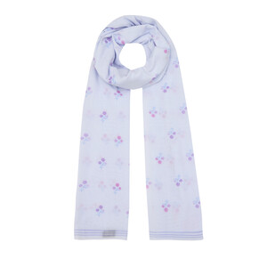 Lila Vintage Wall Cotton Scarf - Thumbnail