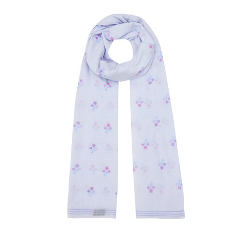 Lila Vintage Wall Cotton Scarf