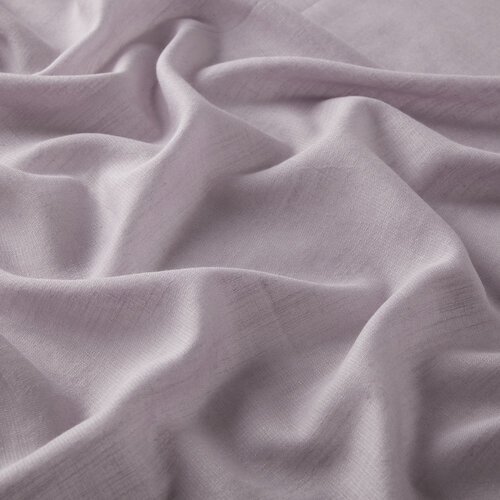 Lilac Plain Cotton Silk Scarf 