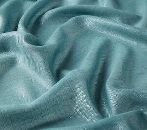 Menthol Lurex Wool Silk Scarf - Thumbnail