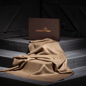 Mink Cashmere Wool Silk Prime Scarf - Thumbnail