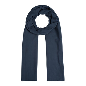 ipekevi - Navy Plain Cotton Scarf (1)