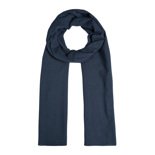 Navy Plain Cotton Scarf