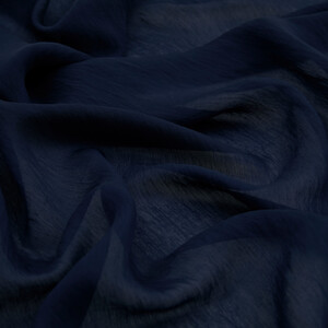 Navy Tencel Scarf - Thumbnail