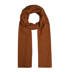 New Copper Plain Cotton Scarf - Thumbnail