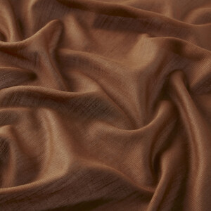 New Copper Plain Cotton Silk Scarf - Thumbnail