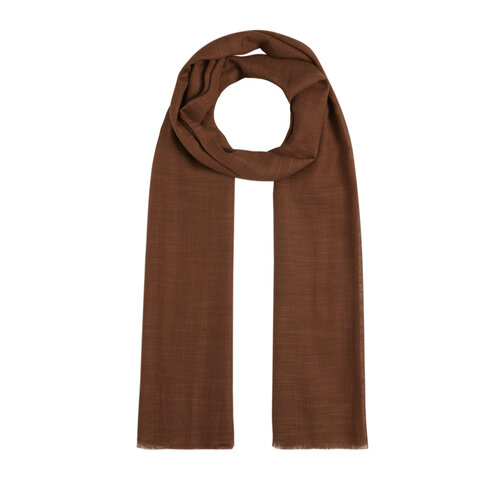 New Copper Plain Cotton Silk Scarf