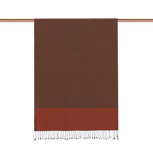 New Copper Reversible Silk Scarf - Thumbnail