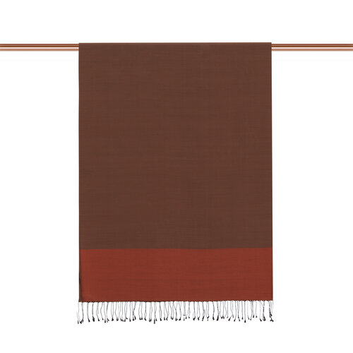 New Copper Reversible Silk Scarf