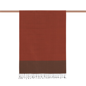 New Copper Reversible Silk Scarf - Thumbnail