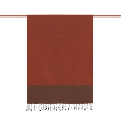 New Copper Reversible Silk Scarf