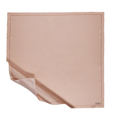 New Powder Pink Frame Silk Twill Scarf