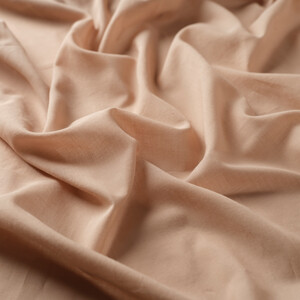 Nude Plain Cotton Scarf - Thumbnail