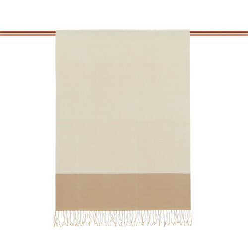 Ottoman Beige Reversible Silk Scarf