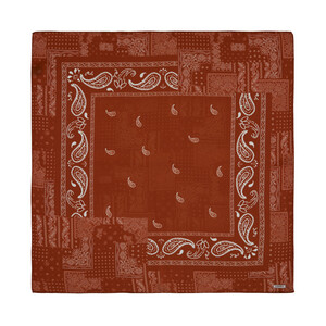 Patchwork Pattern Silk Pocket Square Model 01 - Thumbnail