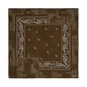 Patchwork Pattern Silk Pocket Square Model 02 - Thumbnail