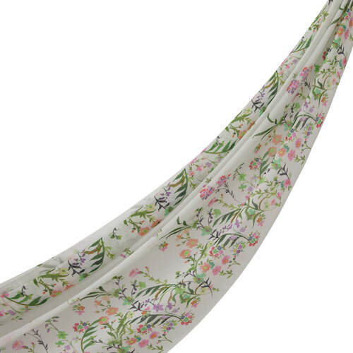 Pearl White Day Dream Cotton Scarf