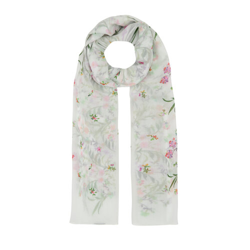 Pearl White Day Dream Cotton Scarf