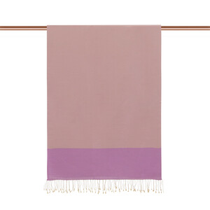 Petrol Powder Reversible Silk Scarf - Thumbnail