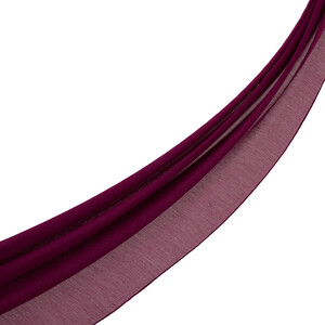 Plum Tencel Scarf - Thumbnail