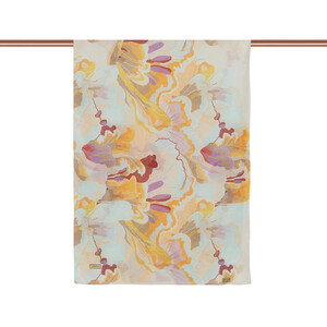 Powder Flower flower Marble Cotton Scarf - Thumbnail