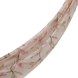 Powder Magnolia Cotton Scarf - Thumbnail