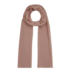 ipekevi - Powder Pink Plain Cotton Scarf (1)