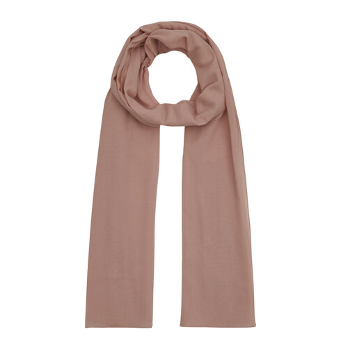 Powder Pink Plain Cotton Scarf