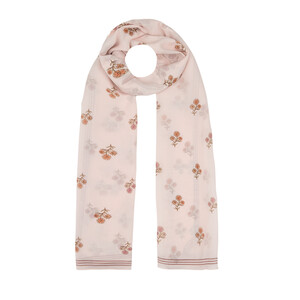 Powder Vintage Wall Cotton Scarf - Thumbnail