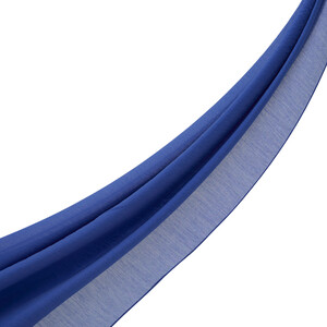 Sax Blue Tencel Scarf - Thumbnail